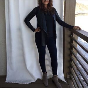 Leather sweater/jacket