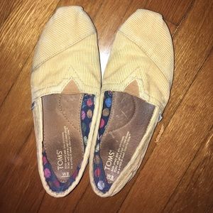 Tan Corduroy Toms