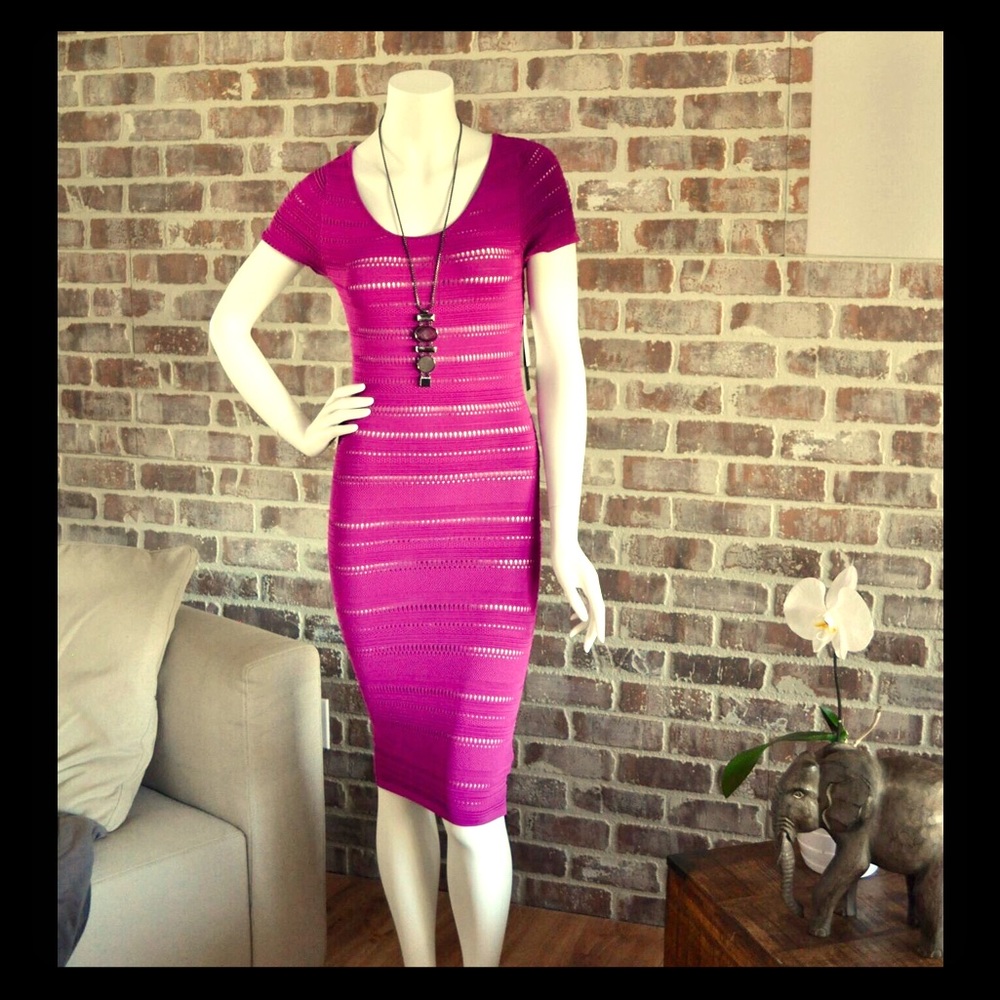 The Limited Eva Longoria purple dress