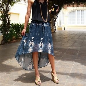 High-low Chiffon Skirt