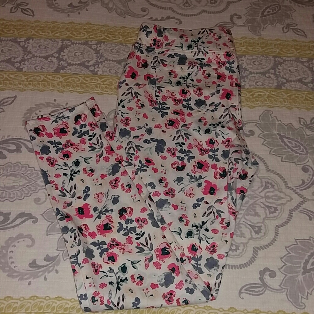 Floral jeggings