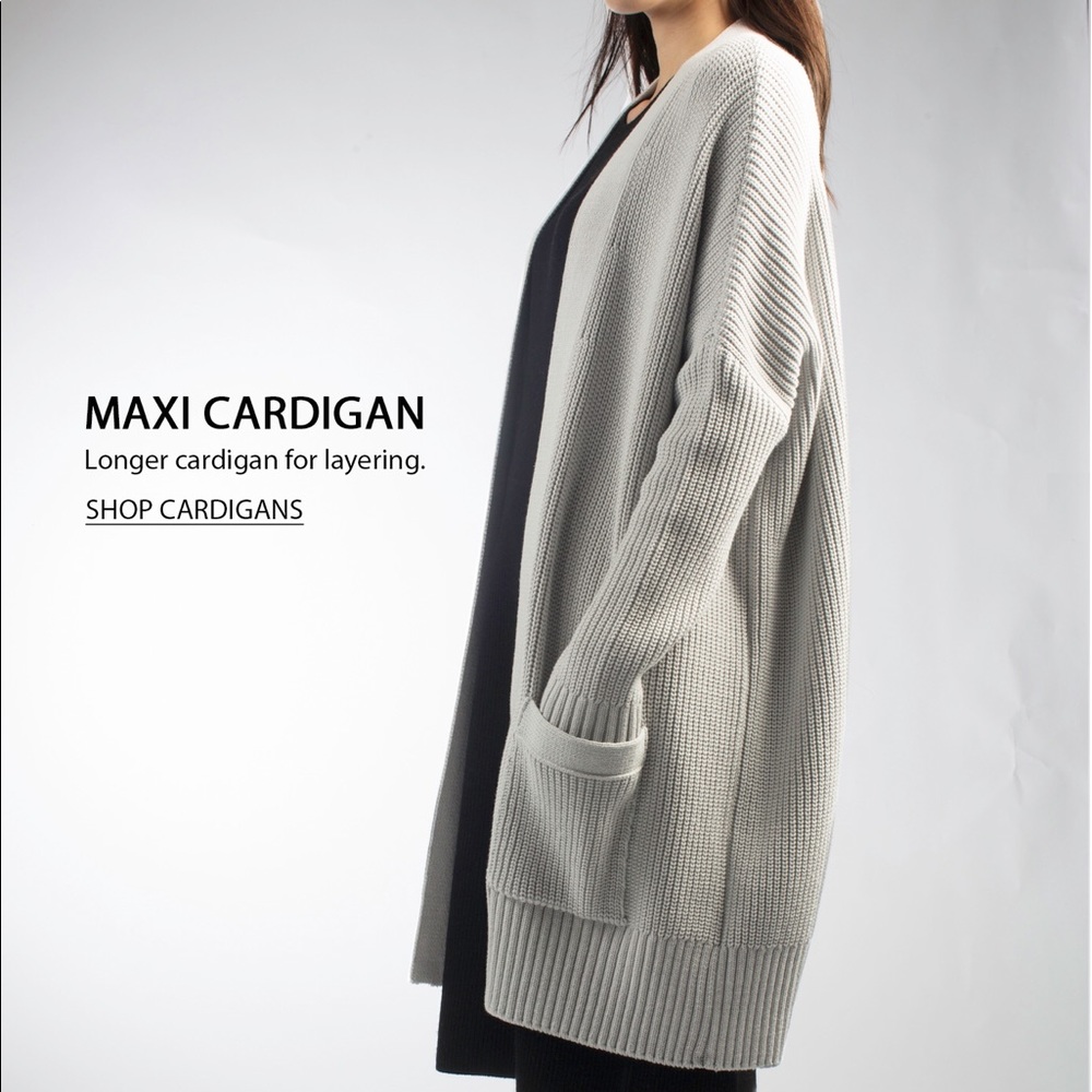 Maxi-cardigan