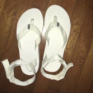 White Teva Flatform