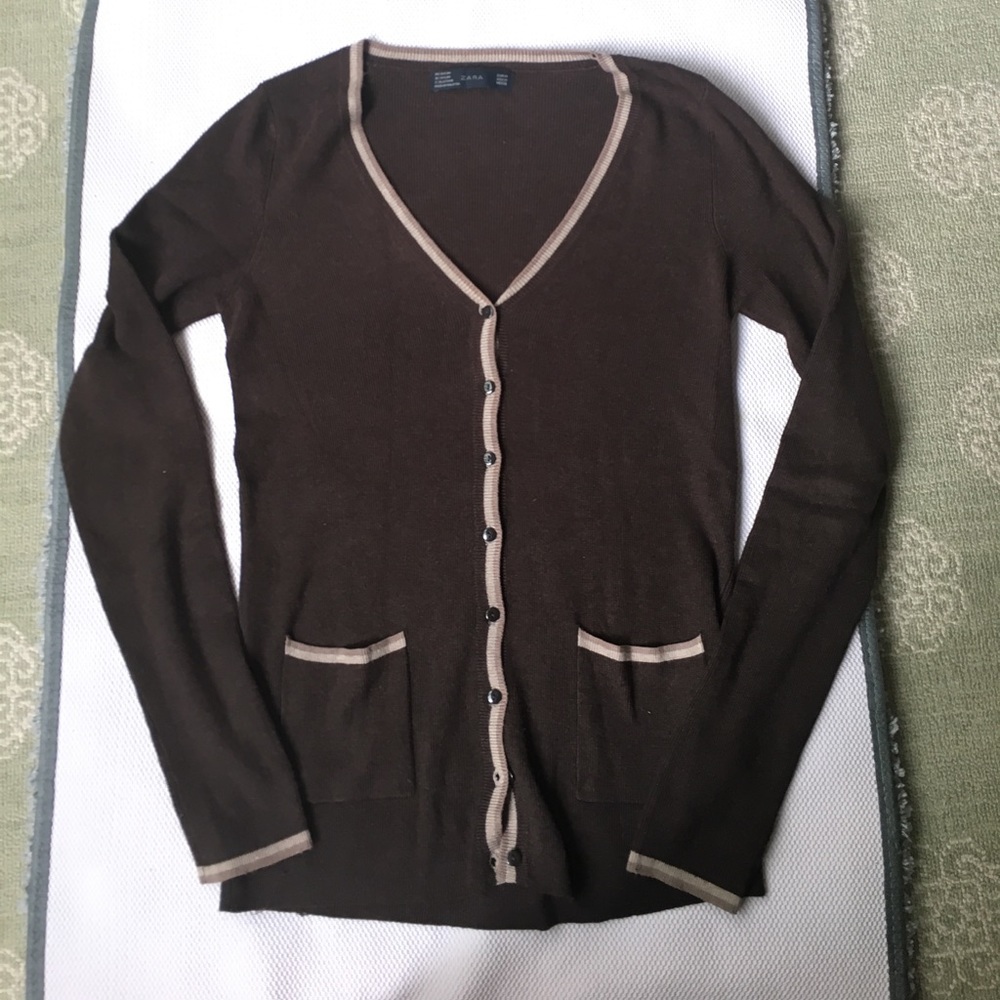 Zara Brown cardigan