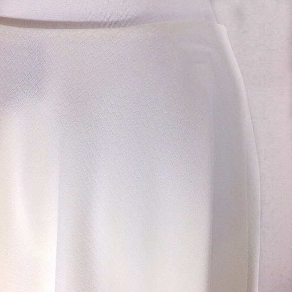 ALLEN by ABS Cream Textured Skirt - Picture 4 of 6