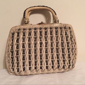 Vintage wicker purse