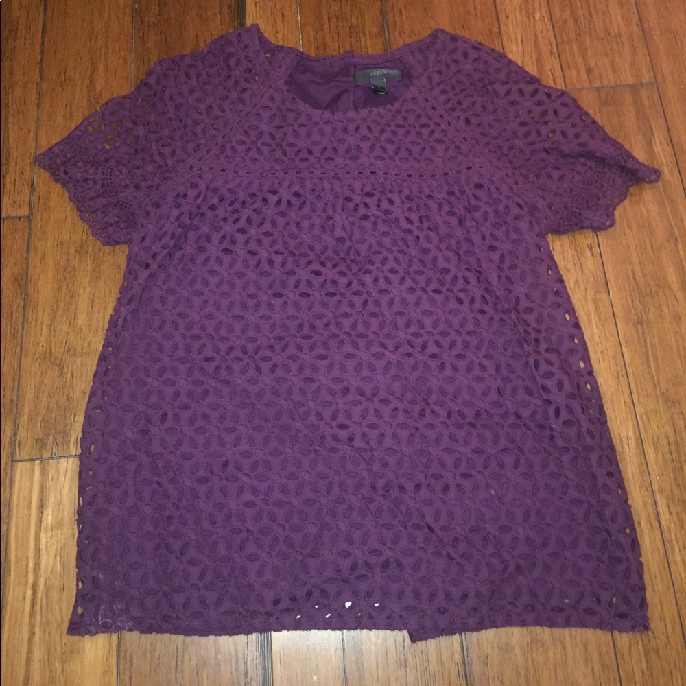 Lace Maroon Shirt