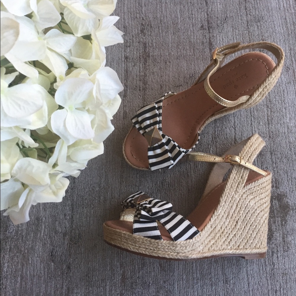 Hello Summer 💕 Kate Spade wedge espadrilles