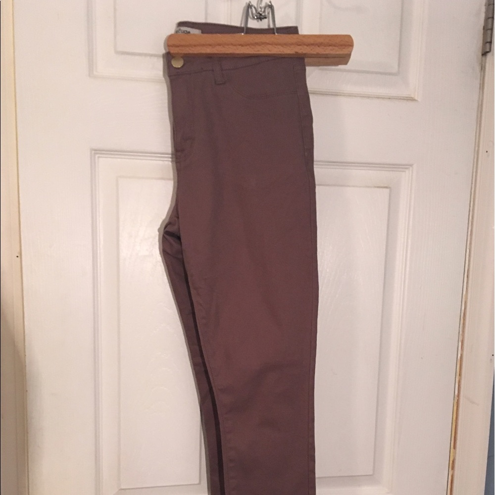 Brown jeggings
