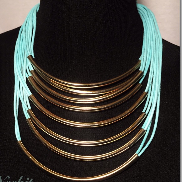 Teal Fashion Necklace