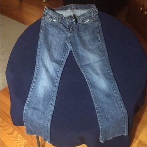 Old Navy diva boot cut jeans size 2 short blue