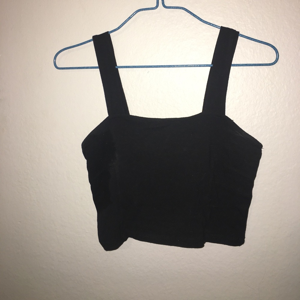 Black Crop Top