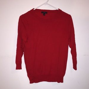 J Crew red Tippi sweater, size Medium