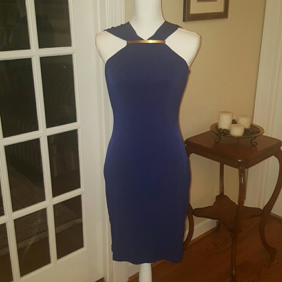 Calvin Klein Dresses & Skirts - Calvin Klein royal blue  cocktail dress size 4