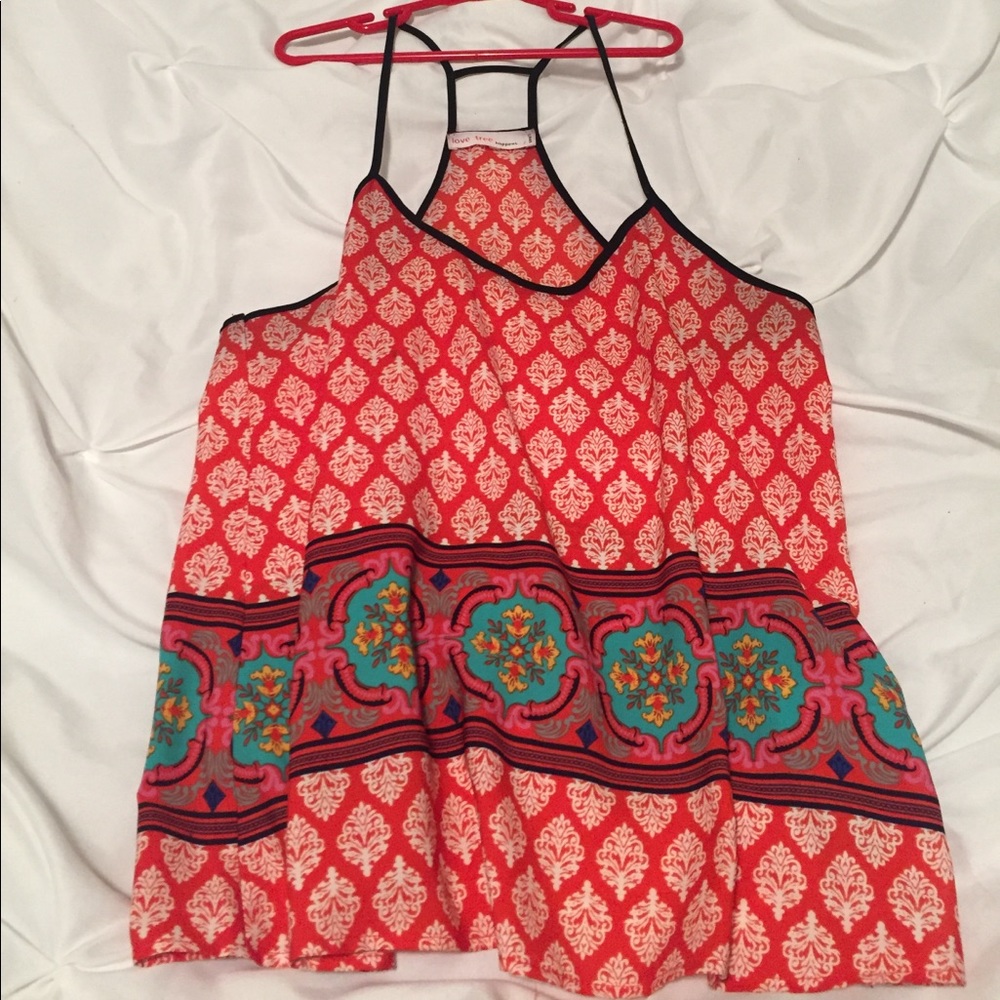 Boho tank top
