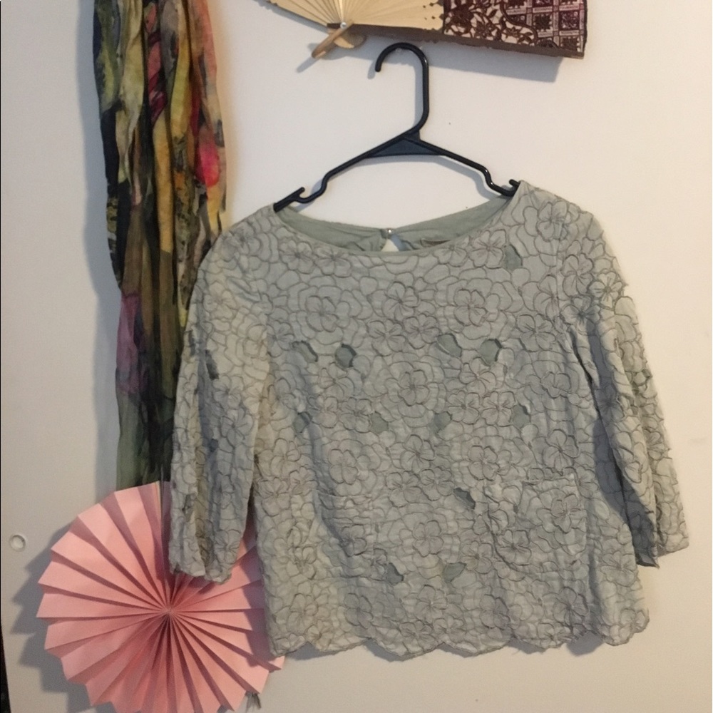 Mint Green Beautiful Blouse