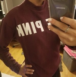 Victoria's Secret pink high neck hoodie!!