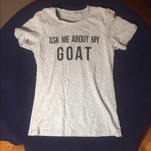 cool rare funny goat tee shirt flip up t shirt