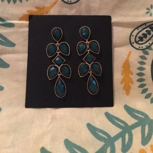 Reposh. Emerald dangle earrings.
