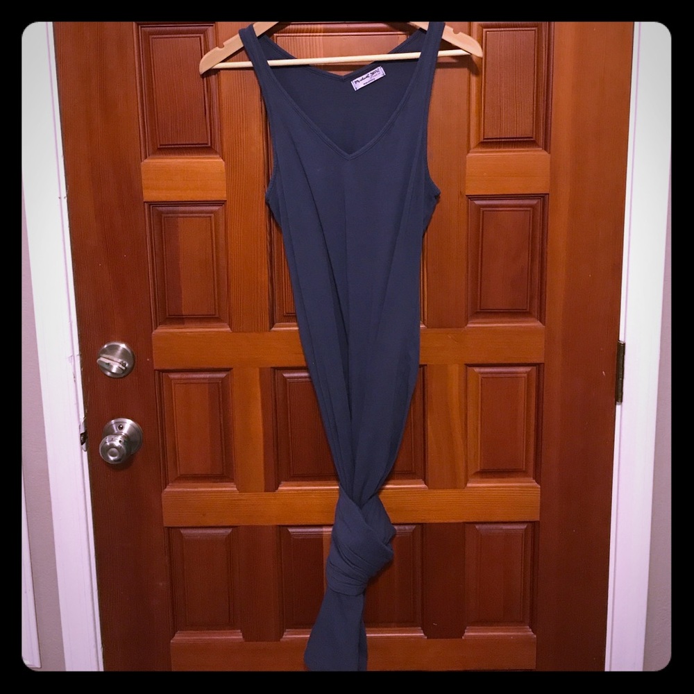 Michael stars blue maxi dress o/s