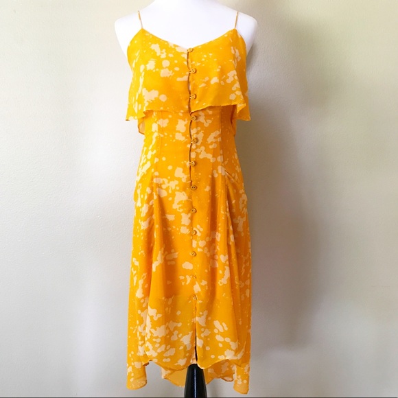 Walter Tiffany Dress in Yellow Summer Pinchpot XS - Picture 3 of 8