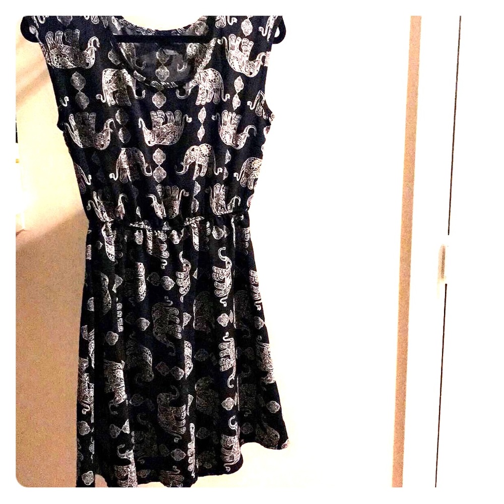 Elephant Print Dress