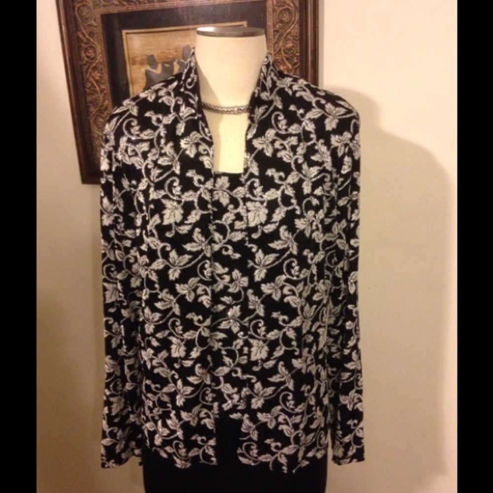 2-Piece Jacket/Shell Evening Set