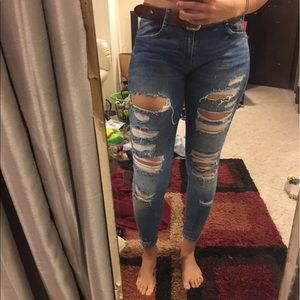 Zara Ripped Jeans
