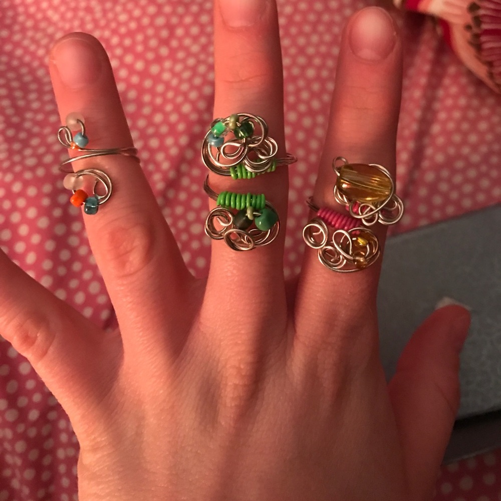 Handmade Wire Rings - Picture 2 of 3