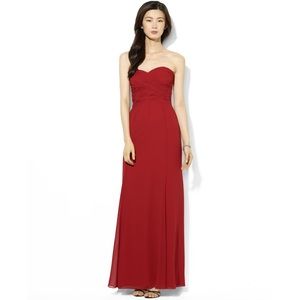 Ruby Red Lovely Lauren Ralph Lauren Dress