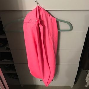 Lululemon vinyasa scarf in heathered "flash light"