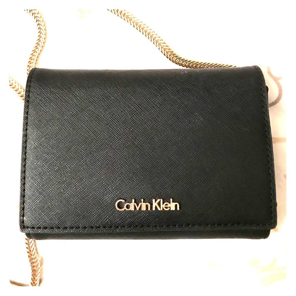 Calvin Klein Saffiano Leather Crossbody