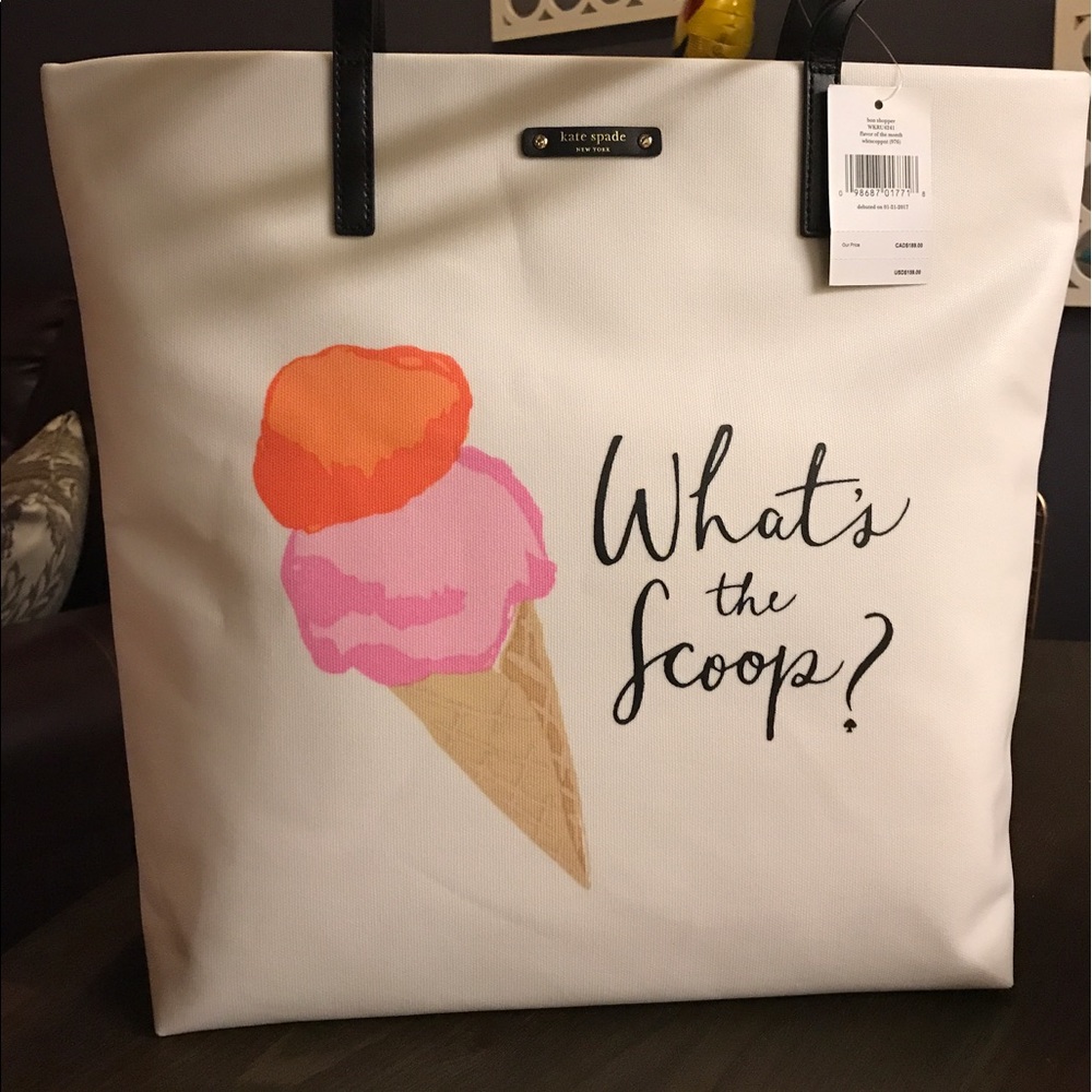 ♠️Kate Spade What's the Scoop Bon Shopper NWT ♠️