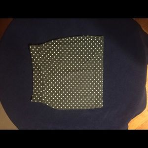 soft polka dot mini pencil skirt size small