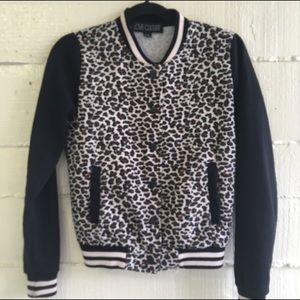 Cheetah Print Bomber