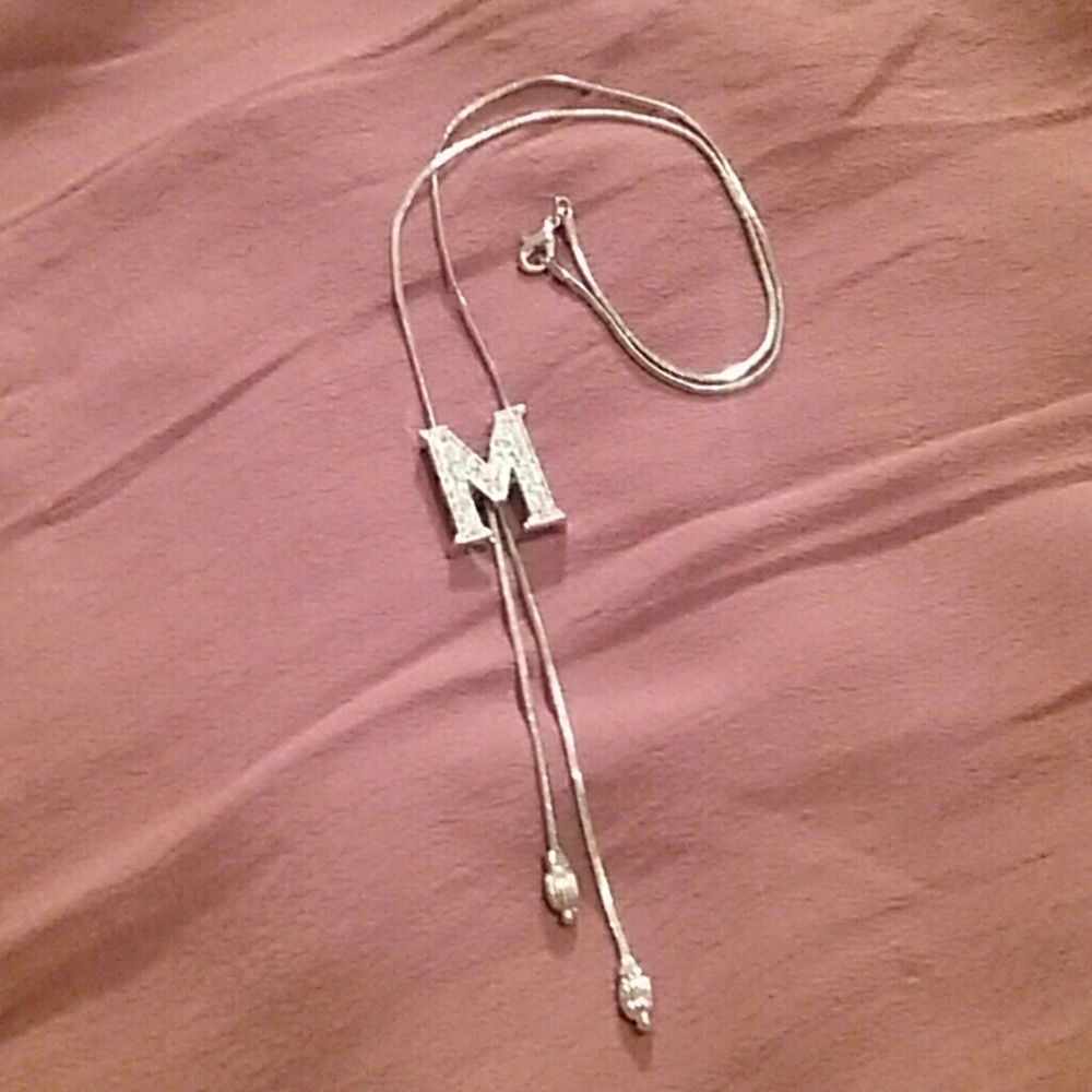 Inital "M" Necklace