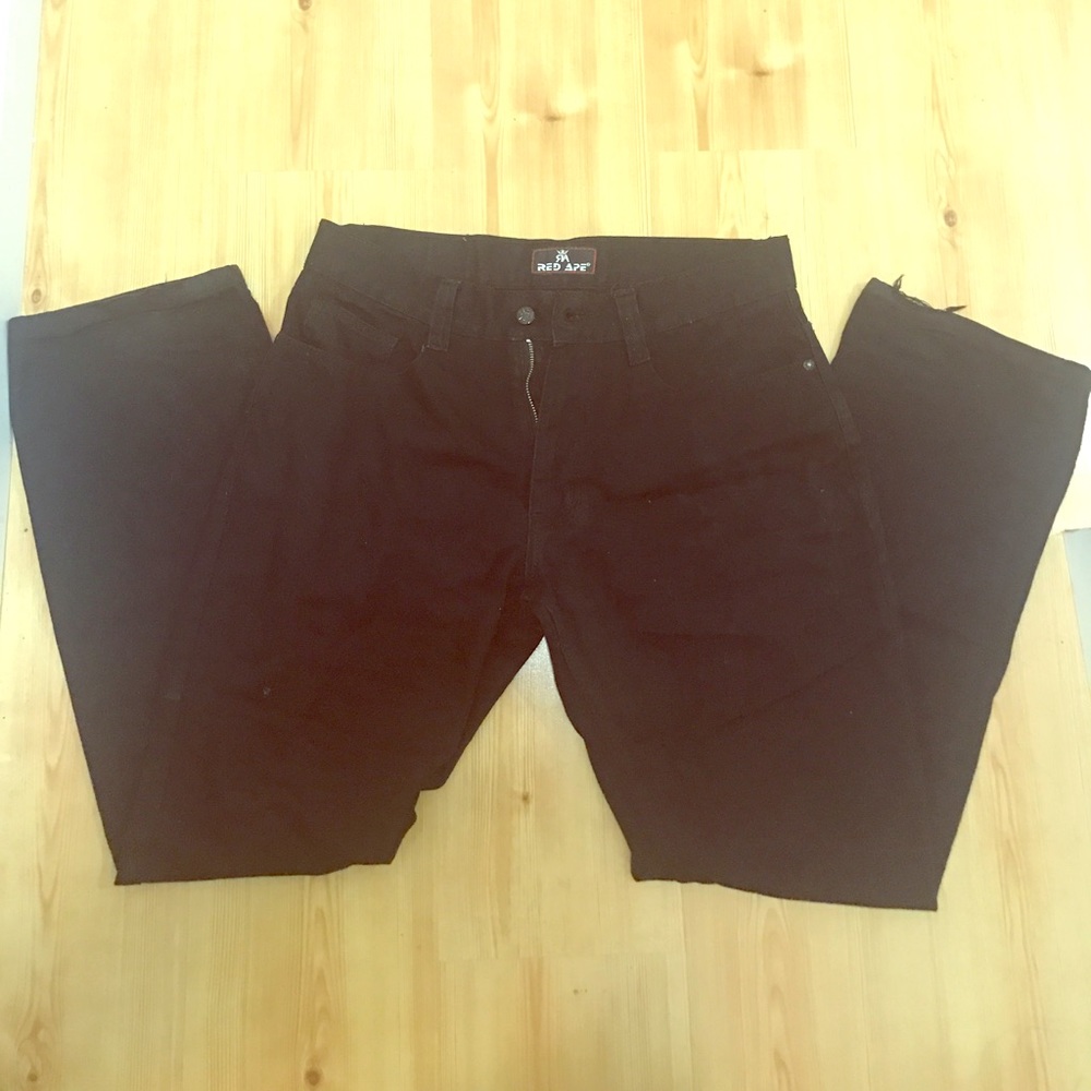 Straight Black Jeans.