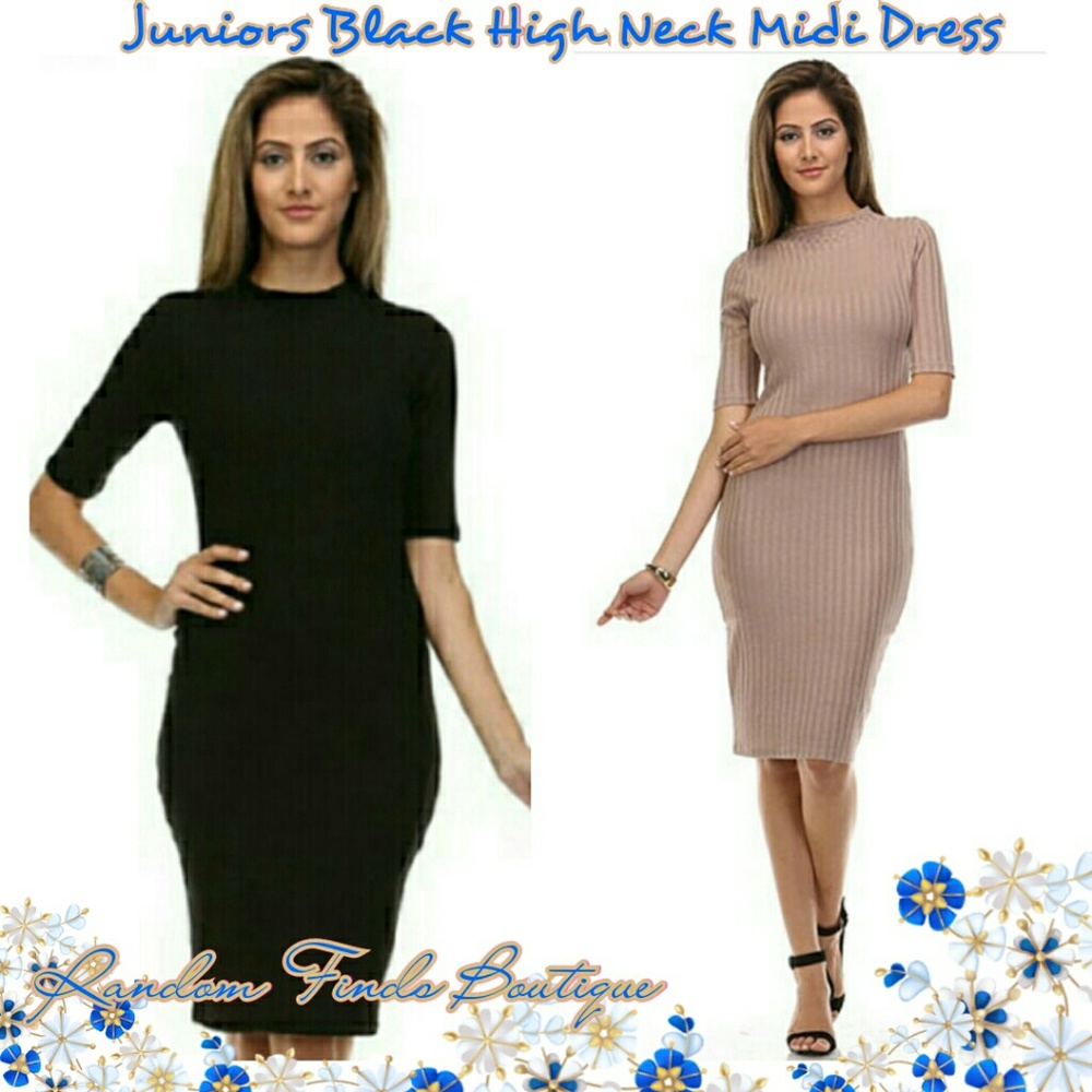 Juniors black bodycon dress available in Small and Medium Brand new boutique - Picture 1 of 4