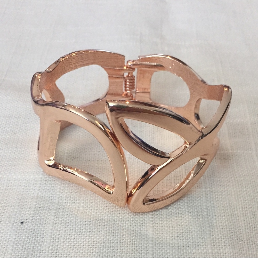 Rose gold bracelet from Express