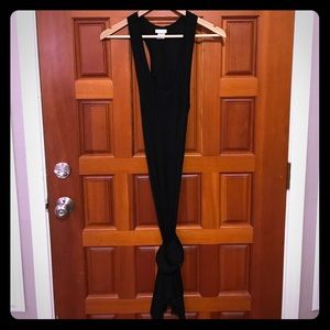 Rubber ducky LA black maxi dress sz m