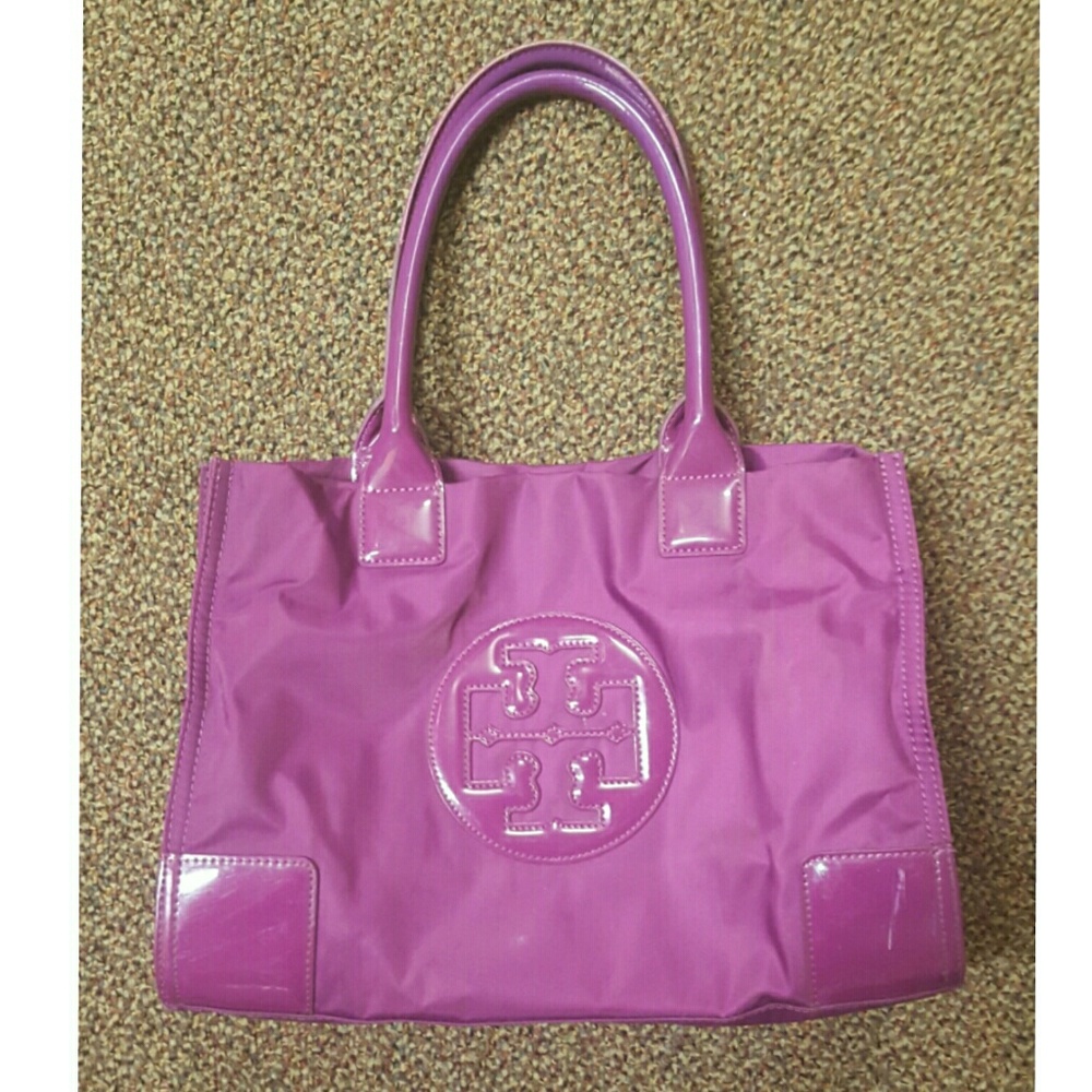 SOLD Tory Burch Purple Elle Mini Tote