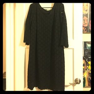 Plus size black Ronni Nicole dress