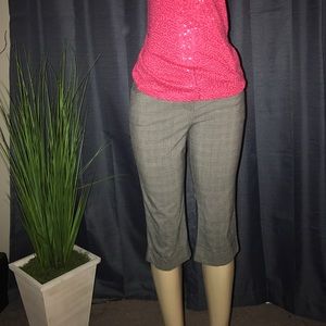 EUC gray plaid dress pants