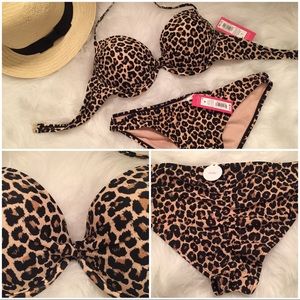 Leopard 2 piece swim