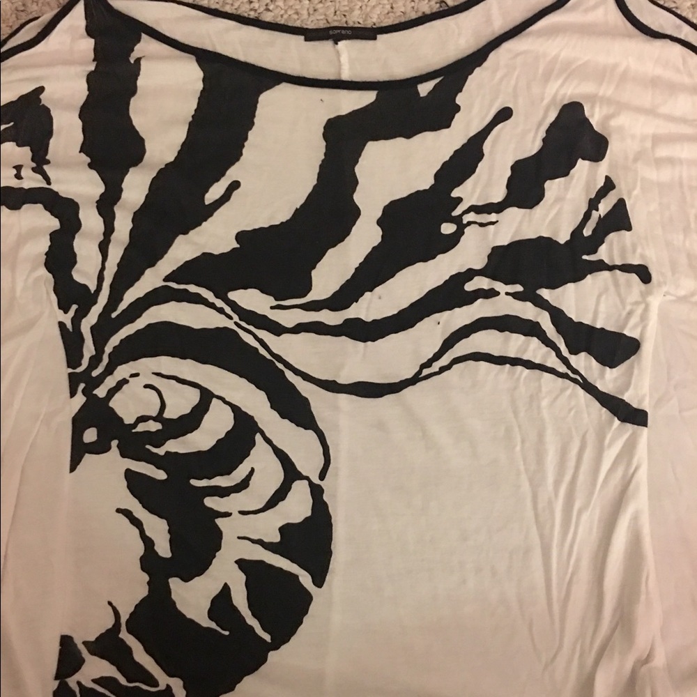 Black and White Summer Top!