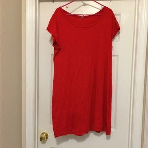 Red T-Shirt Dress