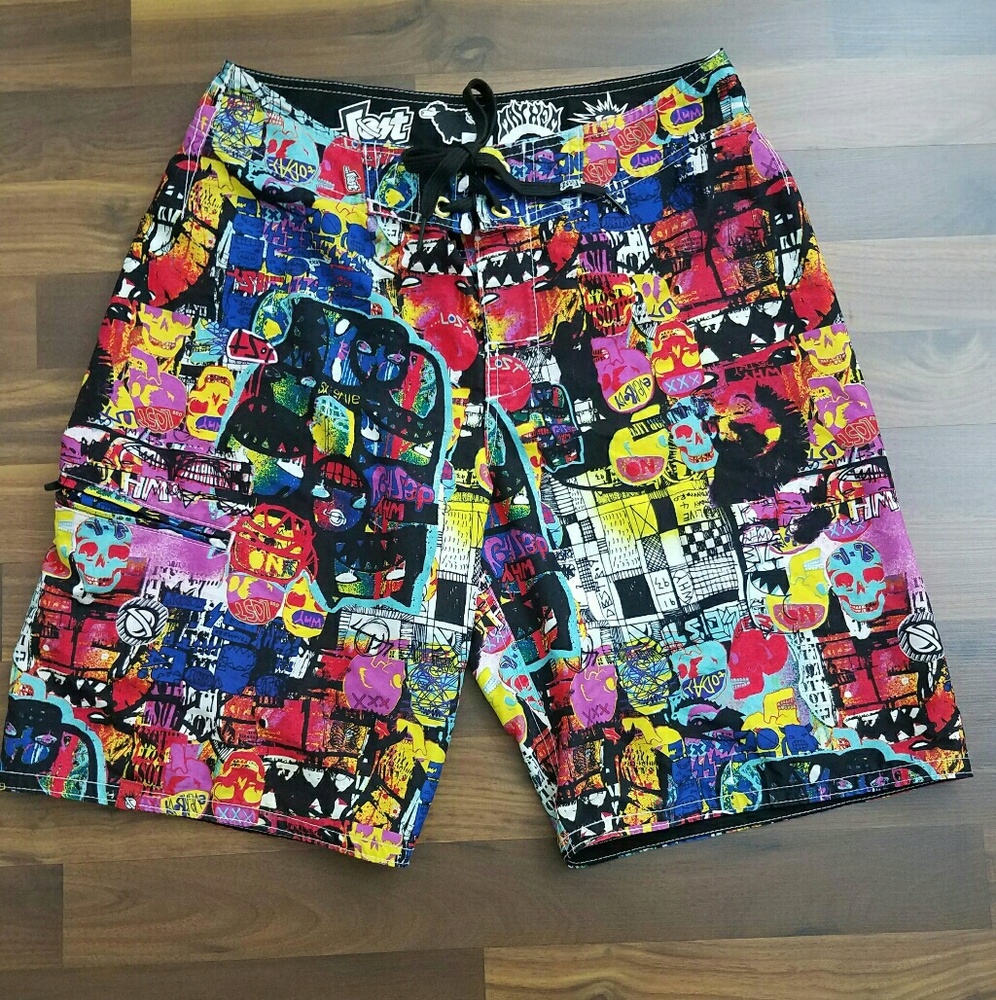 LOST Mayhem Black Sheep Board Short Swim Trunks 30