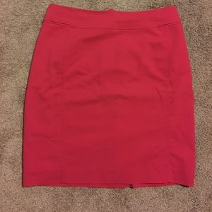 H&M hot pink pencil skirt size 12