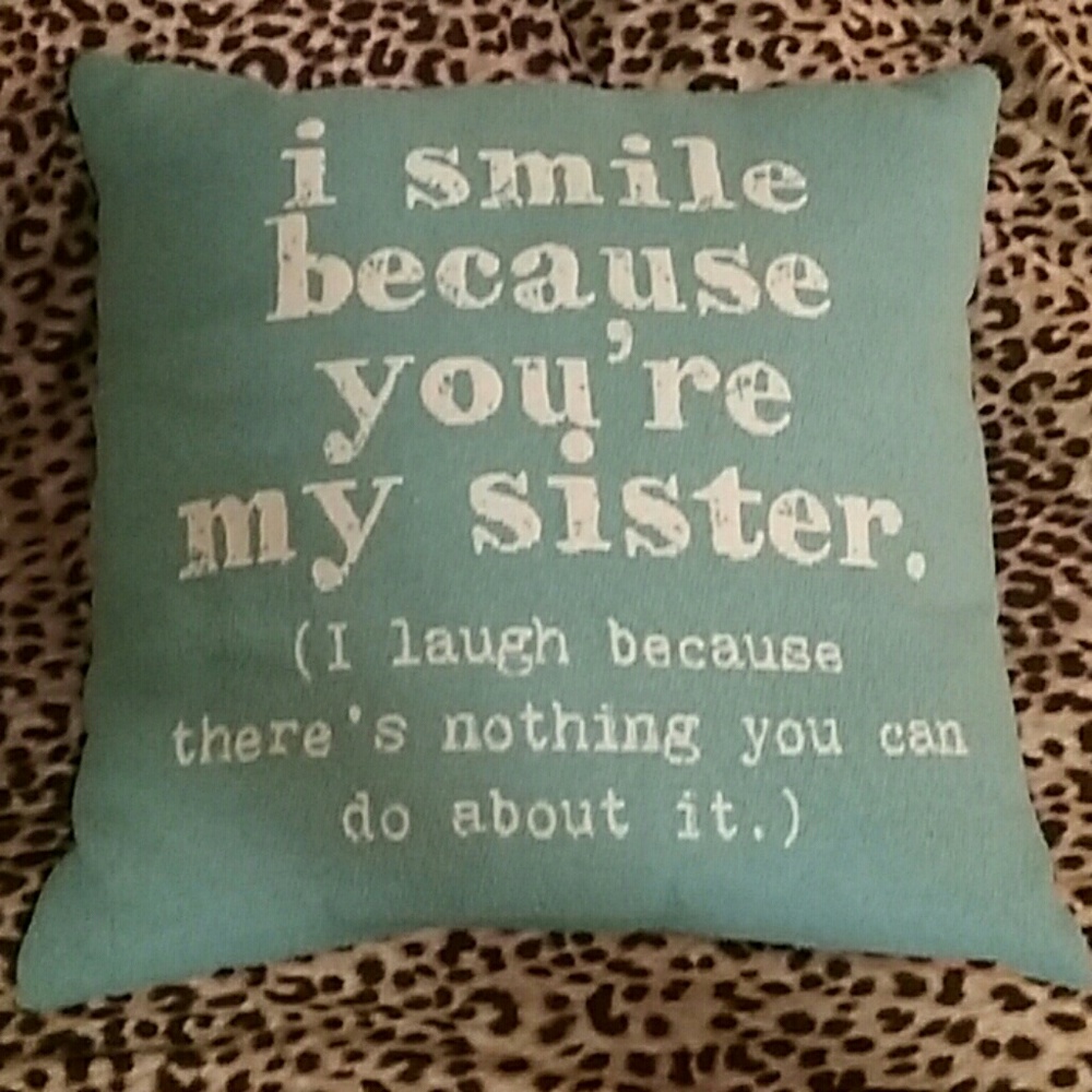 Funny Sister Pillow