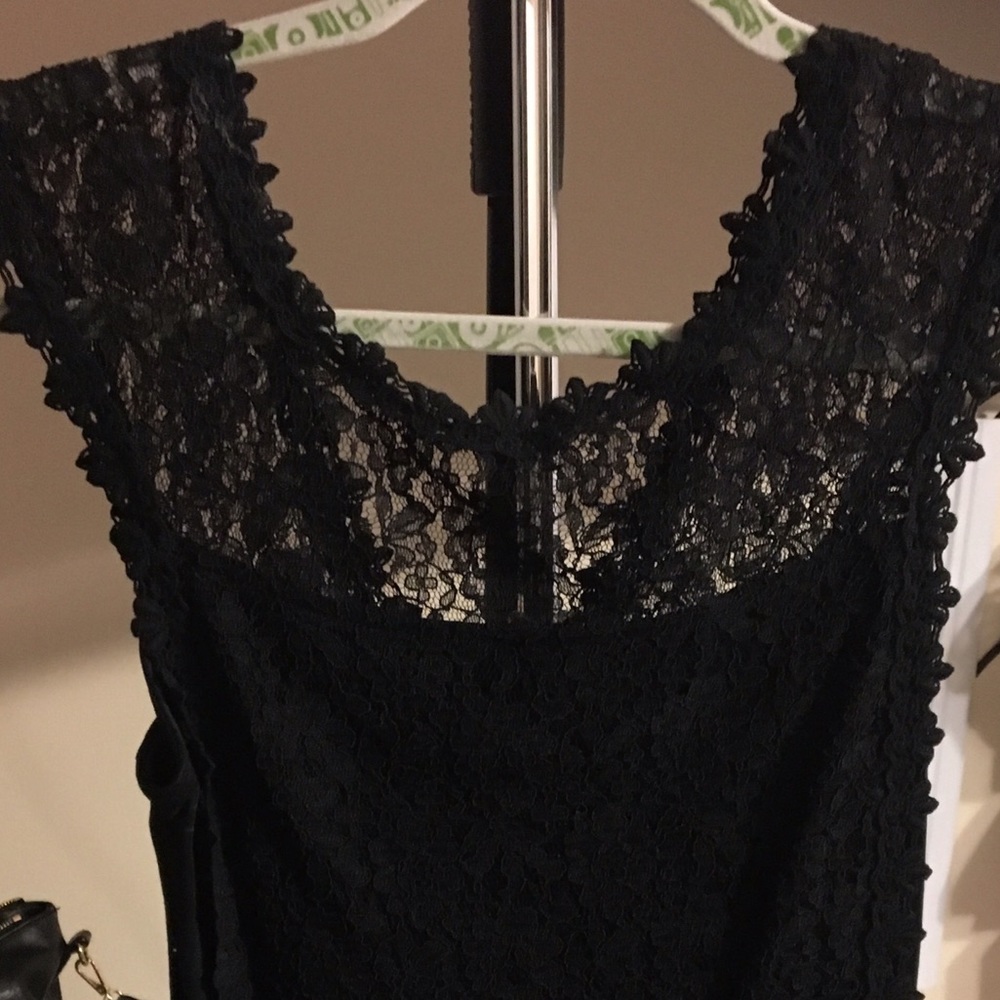 Black laced  shirt